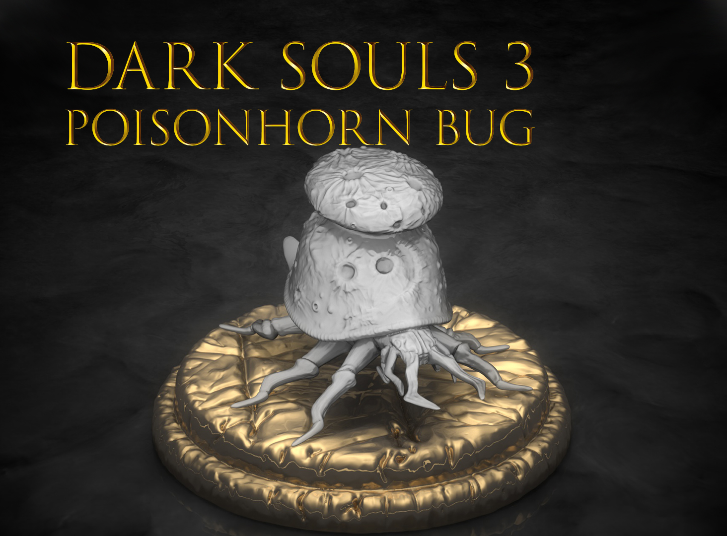 Dark souls - Poisonhorn Bug / Swamp bug miniature