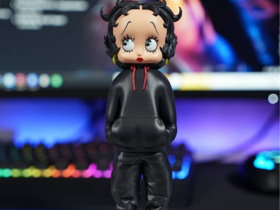 Urban Vibes Betty Boop Red And Black Heat 