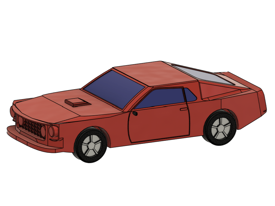 Car model Mustang 1969
