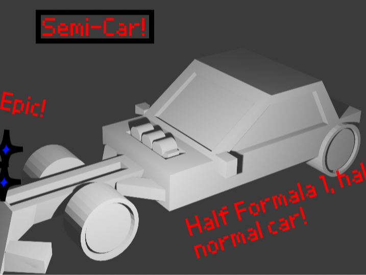 The Semi-Car, a Errand Running Formula 1 Racecar!