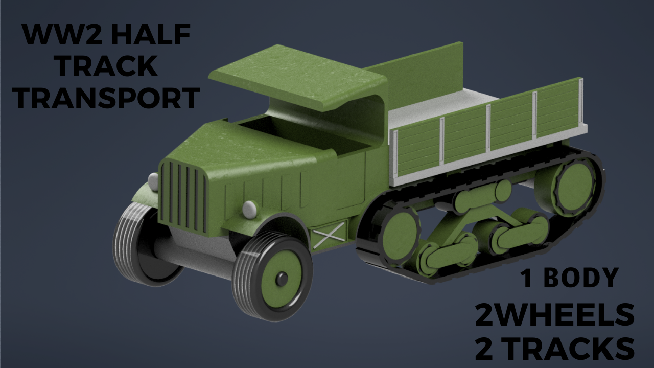 WW2 halftrack transport