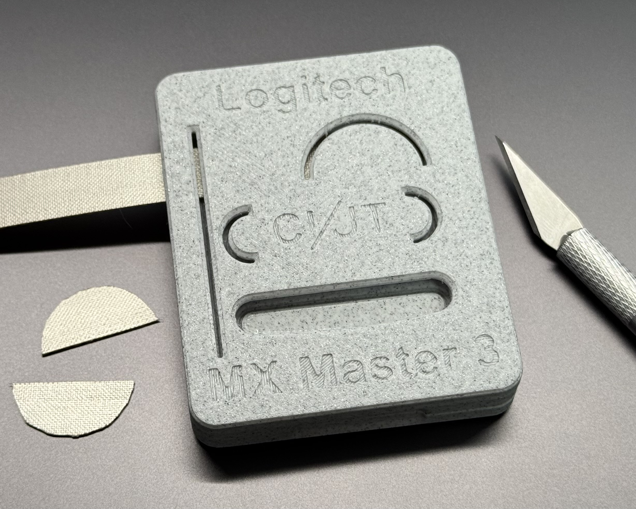 Logitech MX Master 3 – Teflon Tape Cutting Jig