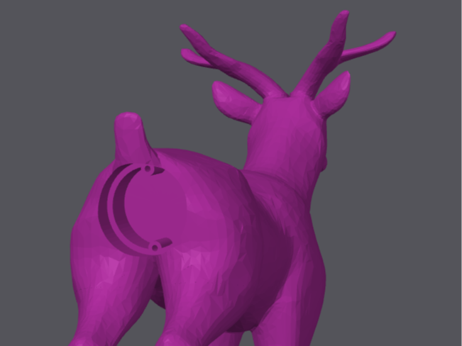 Deer Butt Bottle Opener