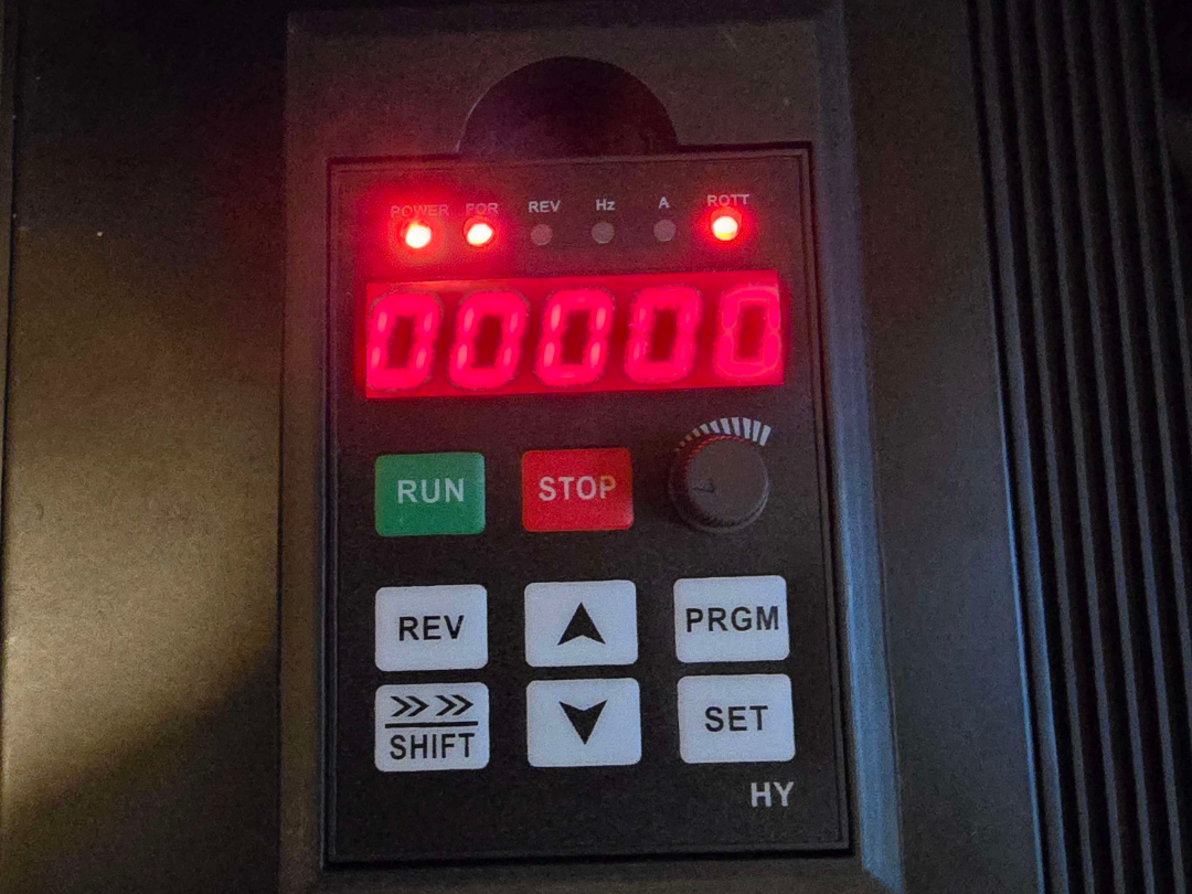 HY Huangyang CNC Spindle VFD  Control panel mount