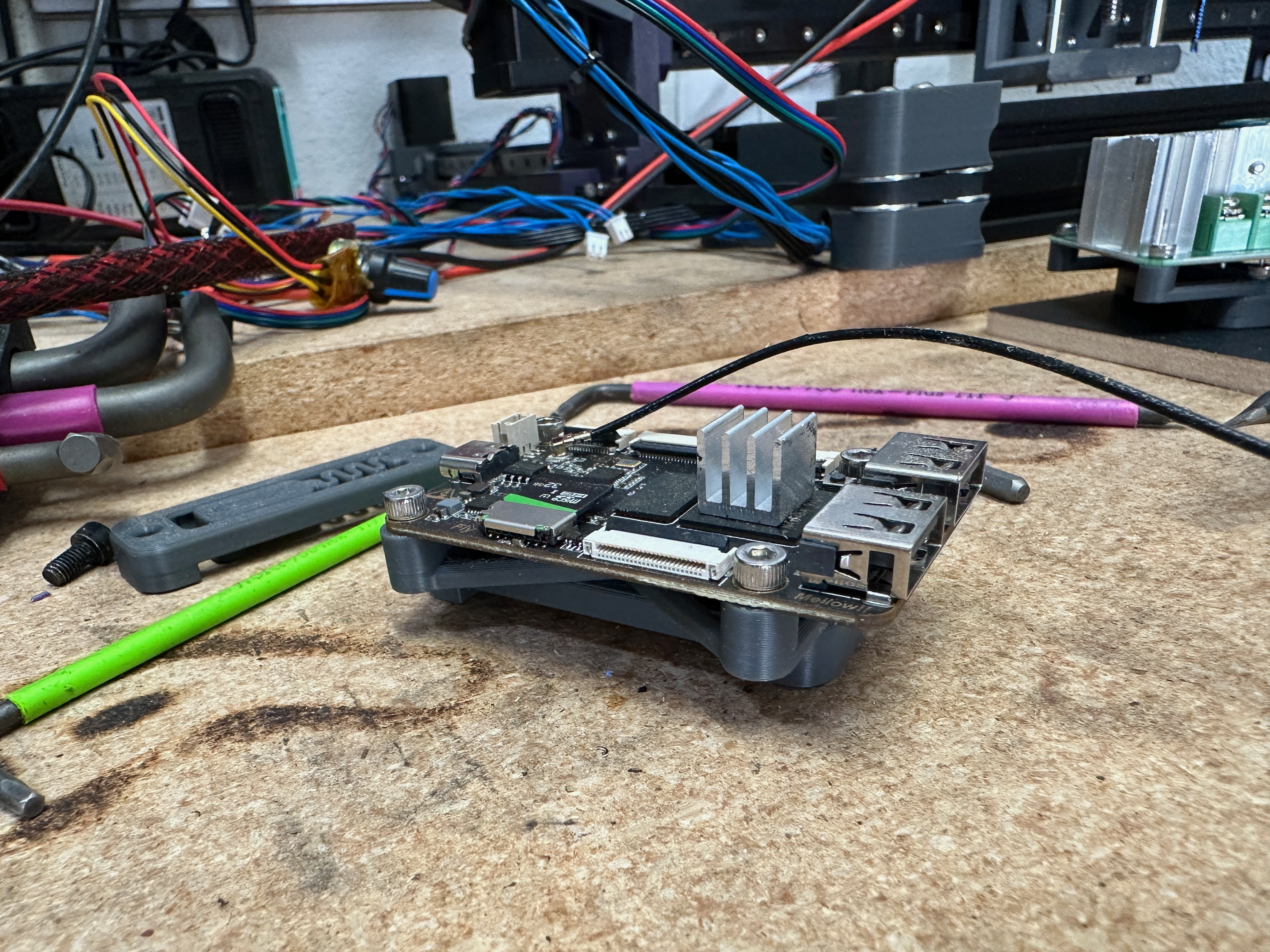 Mellow FLY Pi Lite 2.1/2 DIN Rail Mount