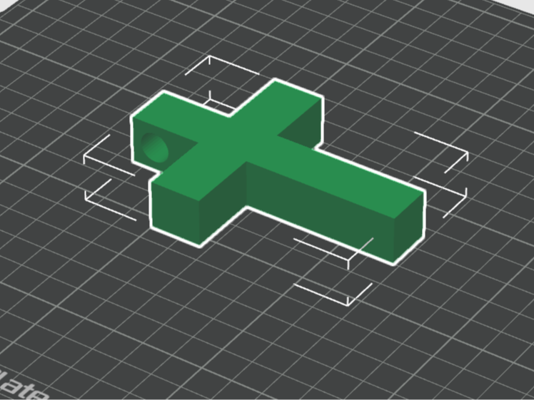 Cross Keychain