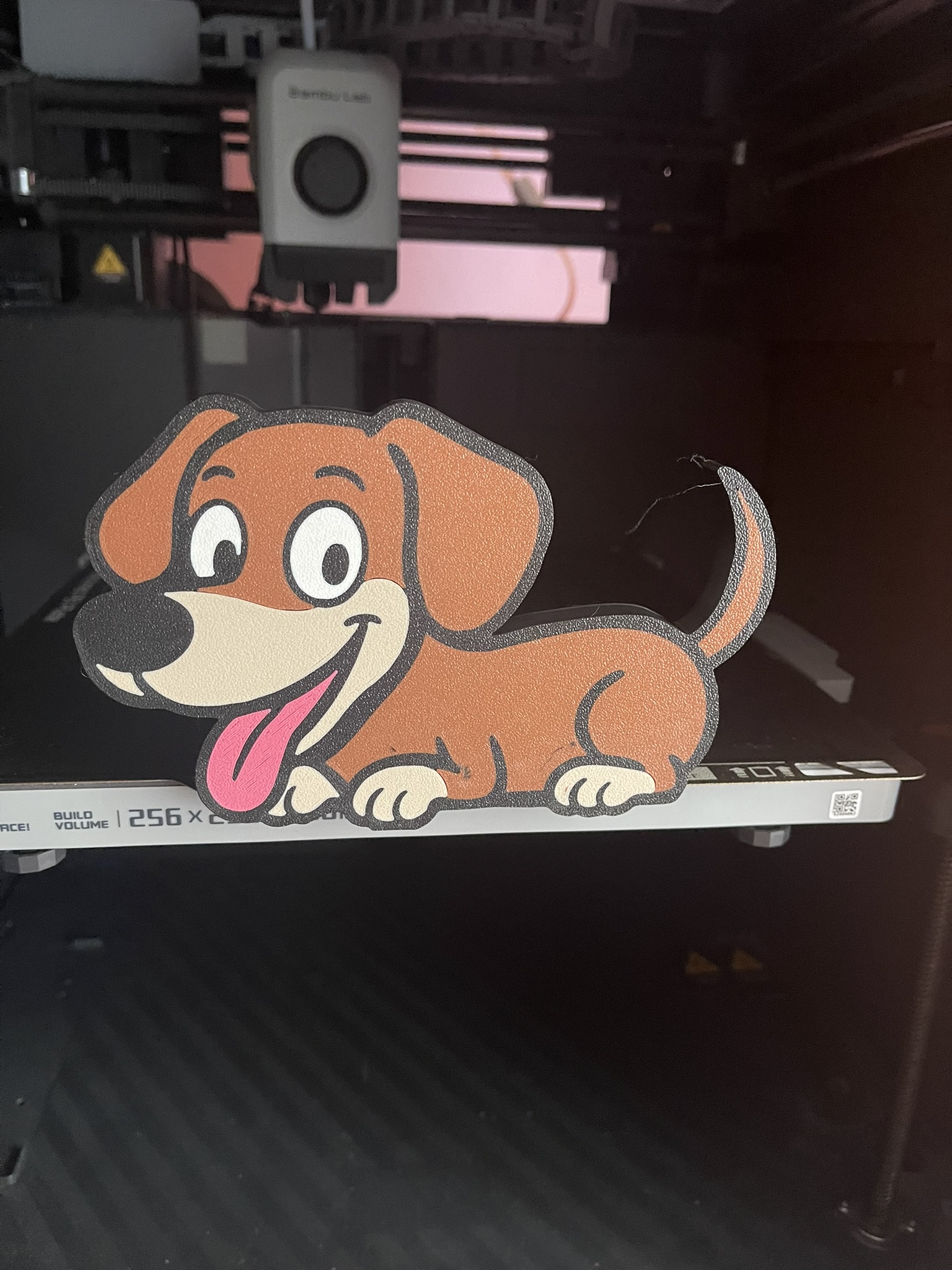 Cartoon Dachshund Monitor Buddy