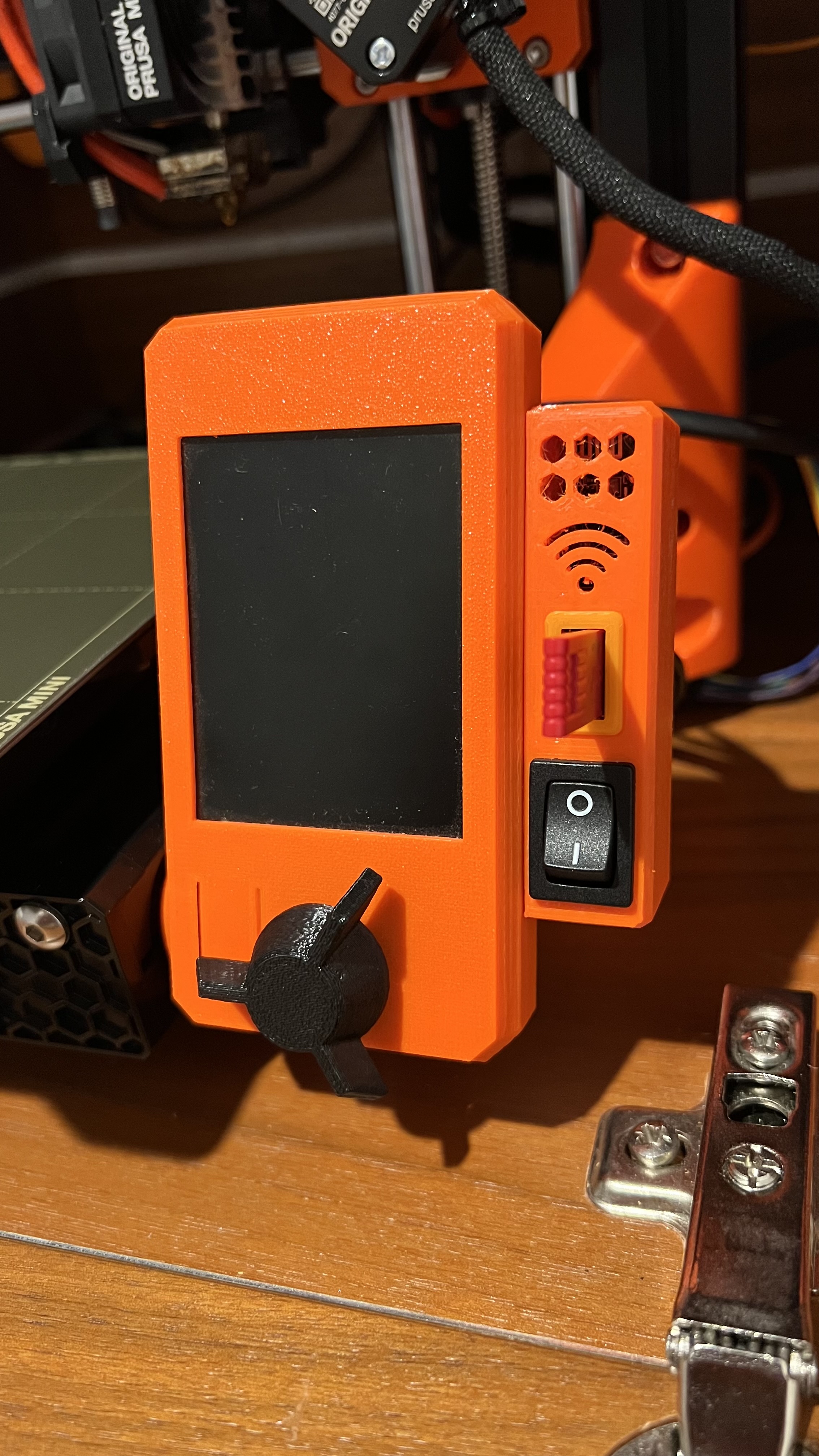 LCD cover with WiFi, USB and Power Button ADDONS