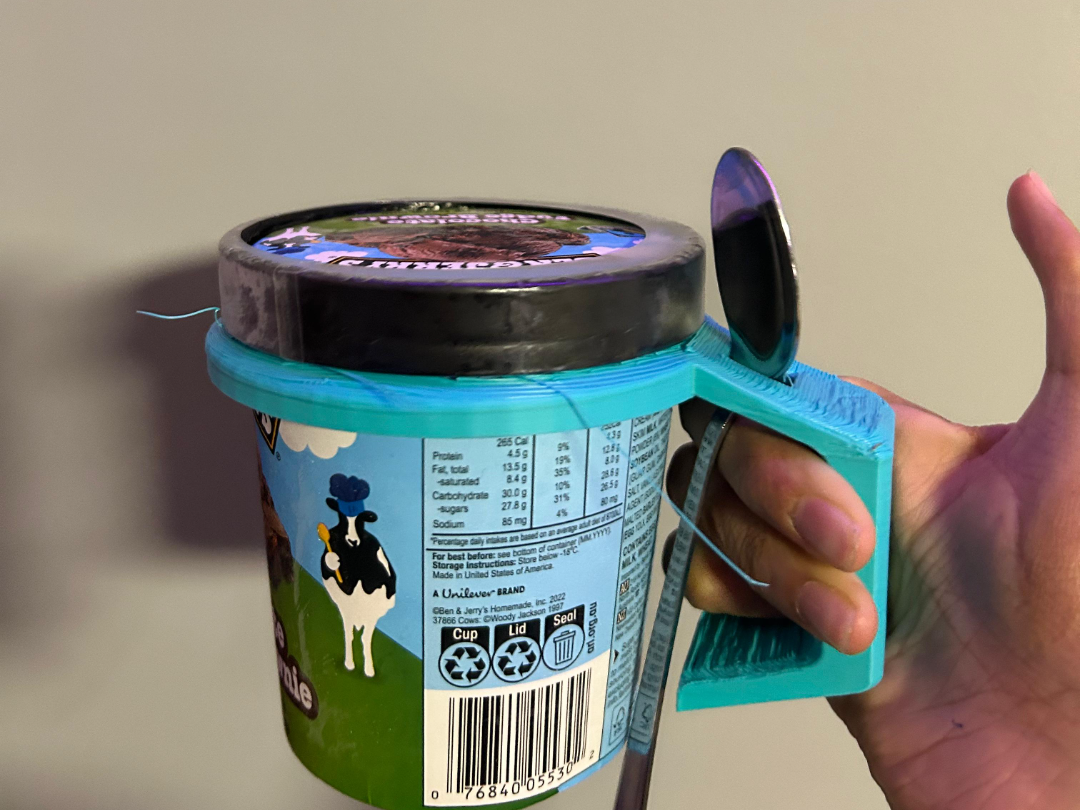 Ben & Jerry’s Pint Holder V2 – Now with Spoon Dock