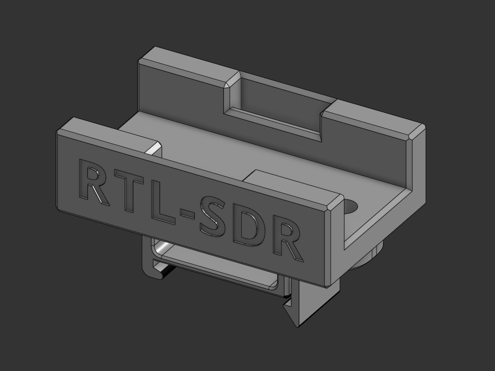 DIN mount for RTL-SDR