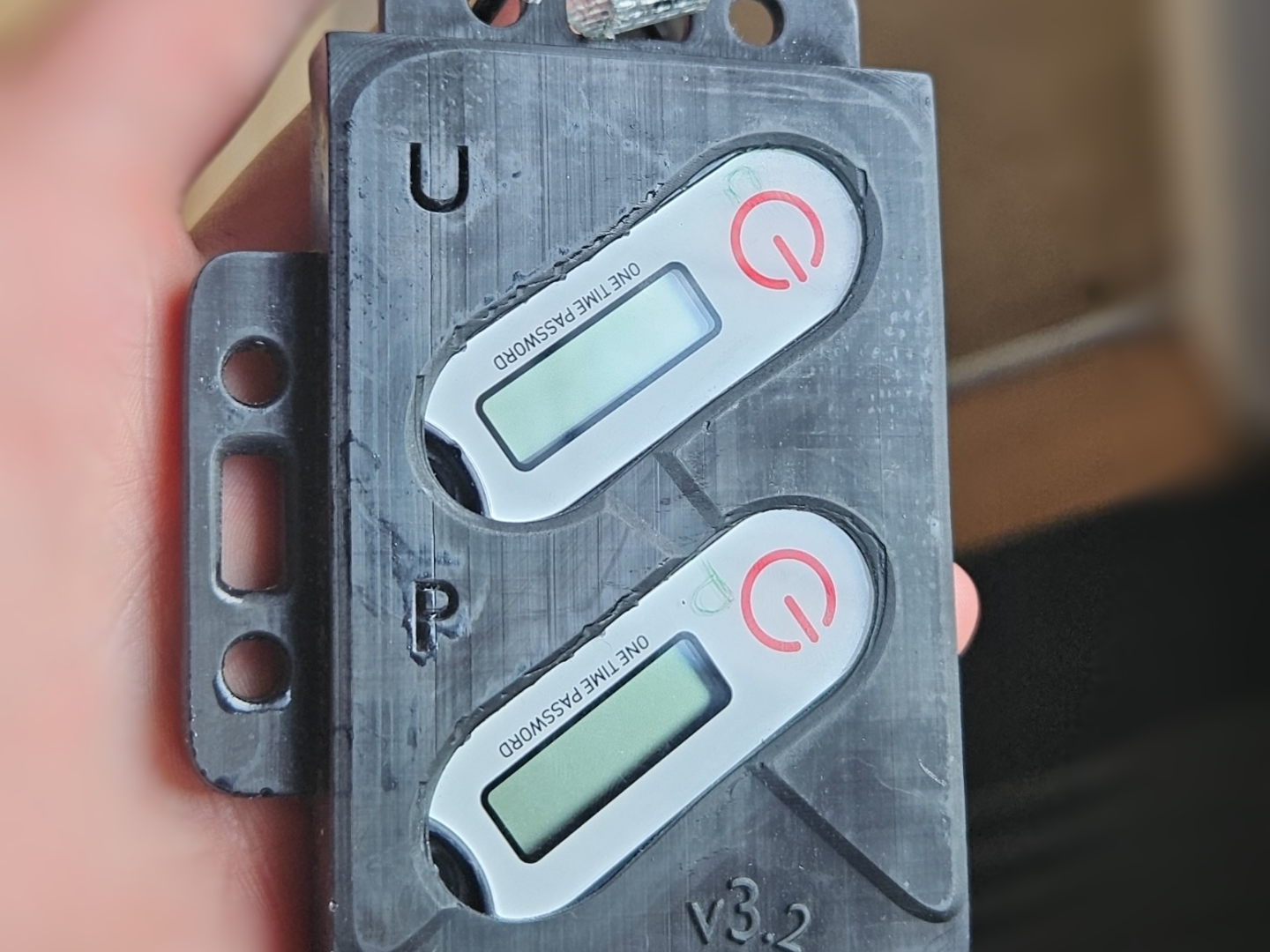 ID Badge Holder w/ 2x OTP Token Slots