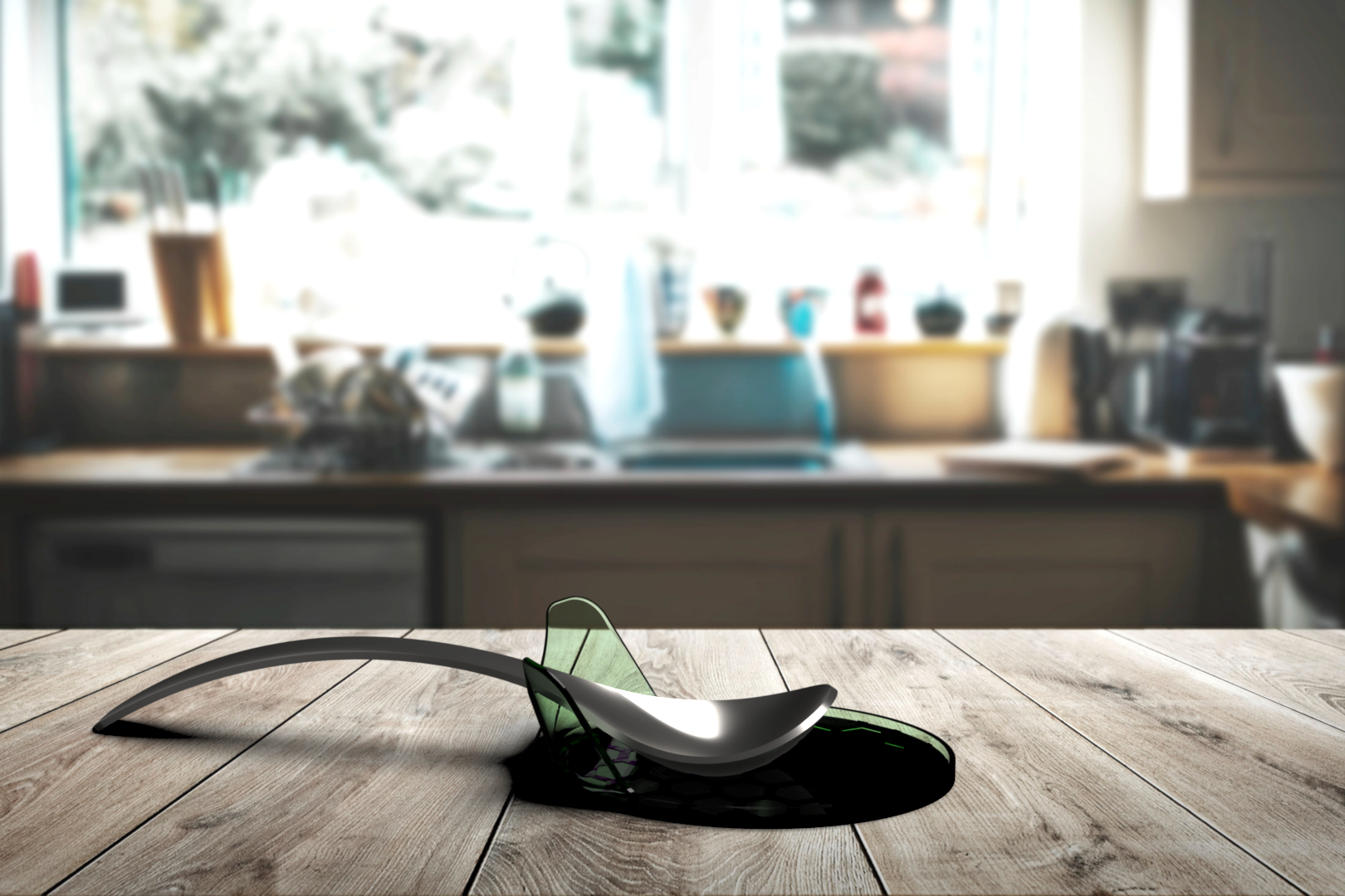 Spoon Rest – Clean Counters (Easy To Print)