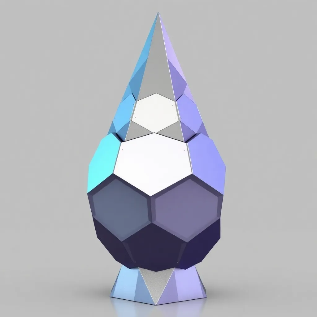 Glimmering Polyhedron Spire
