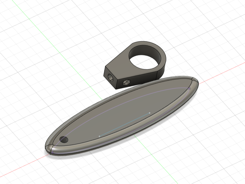 surfboard for fingers