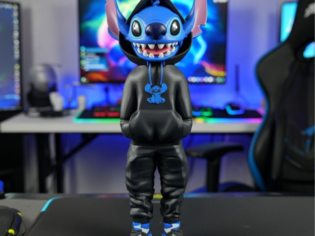Urban Vibes Stitch Galactic Drip With Logo