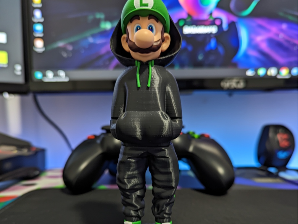 Urban Vibes Luigi Blacked Out Plumber Drip Edition