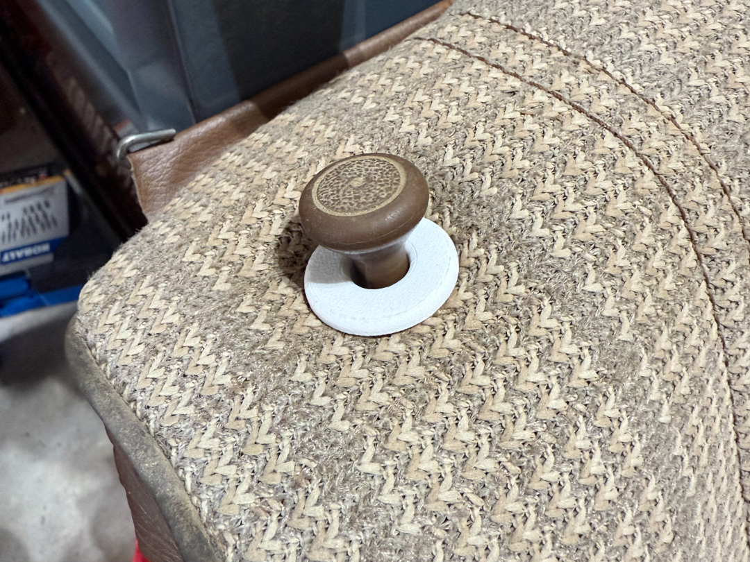 1st Gen 4runner rear seat pull tab insert