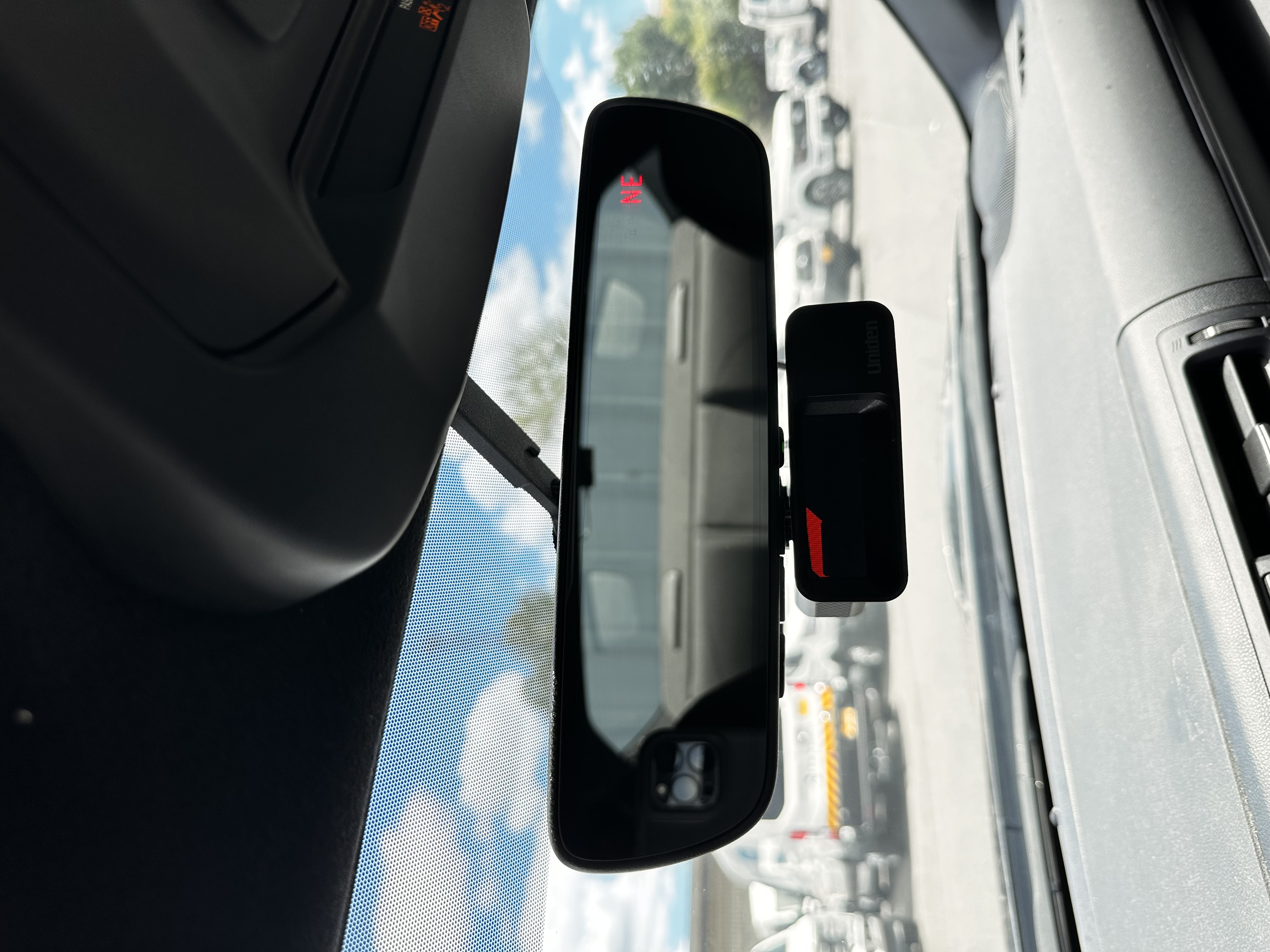 Radar Detector Mirror Mount for Uniden R4, R7, R8
