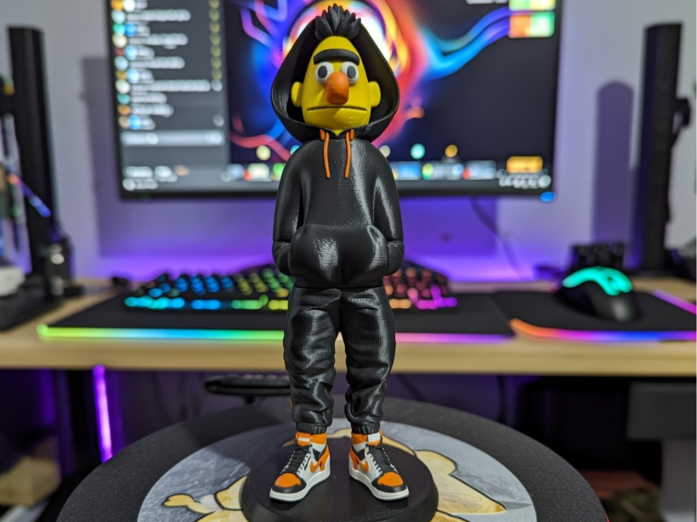Urban Vibes Sesame Street Bert Blacked Out Edition