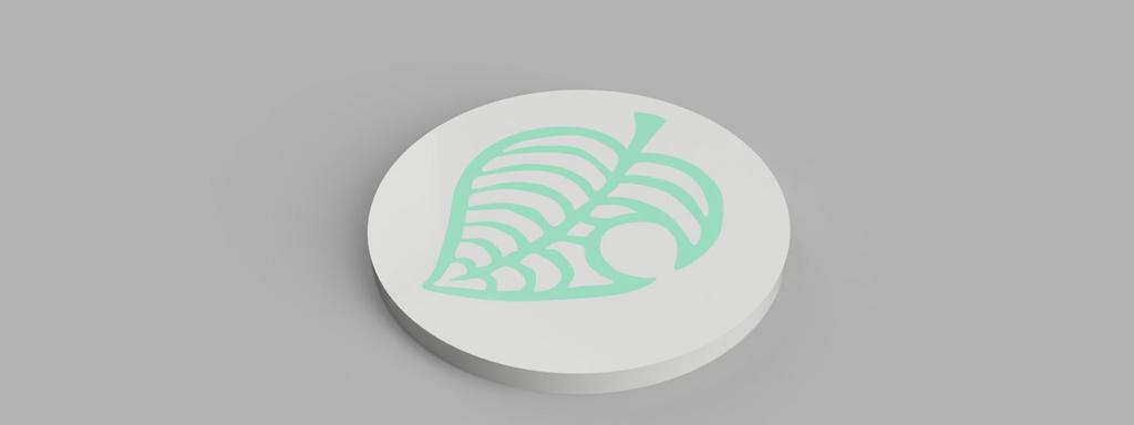 Animal crossing coaster