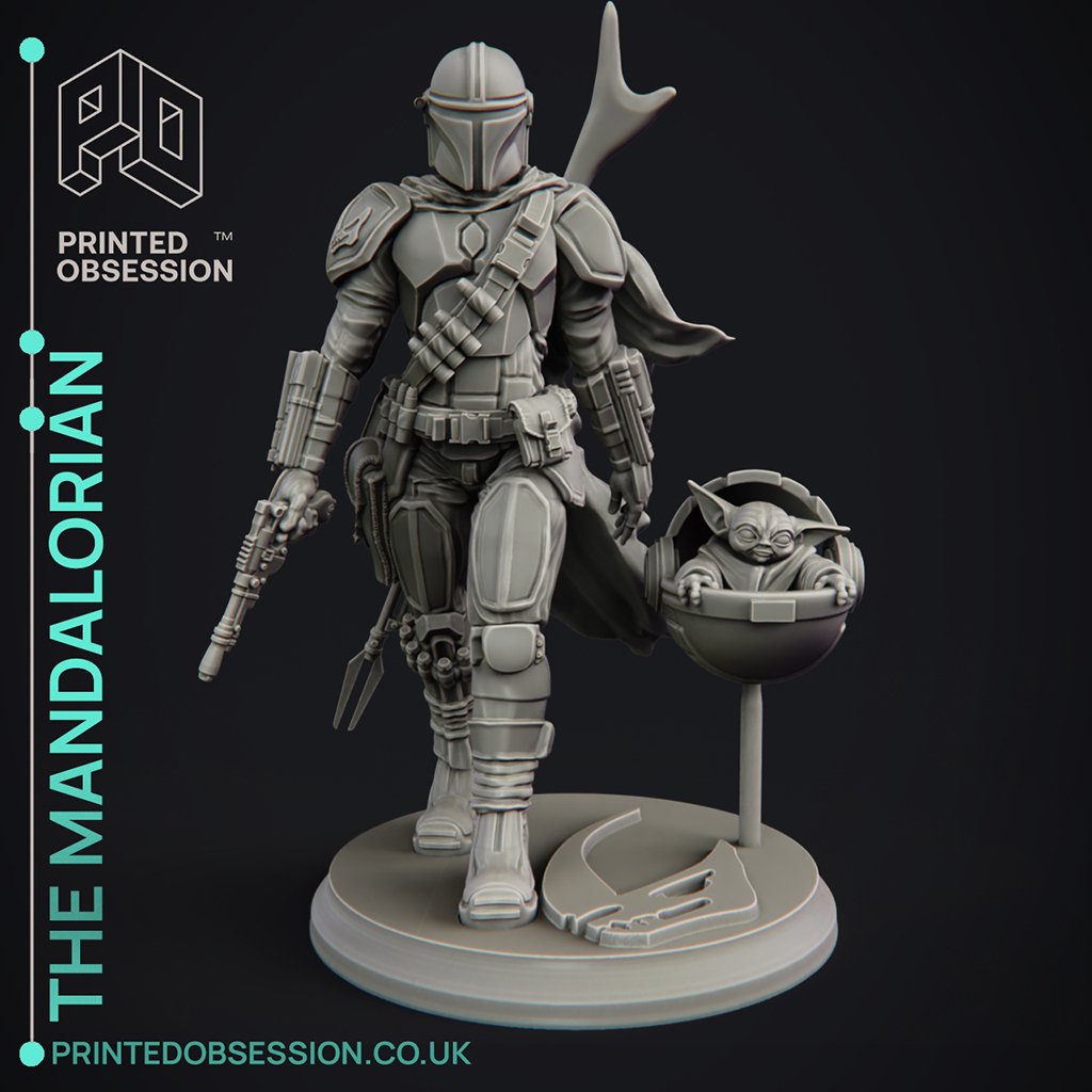 The Mandalorian - Star Wars Fanart - 30cm