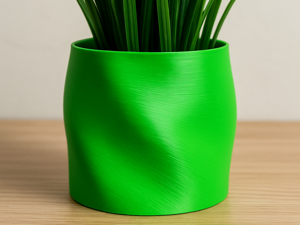 Swirl-Pattern IKEA FEJKA Pot