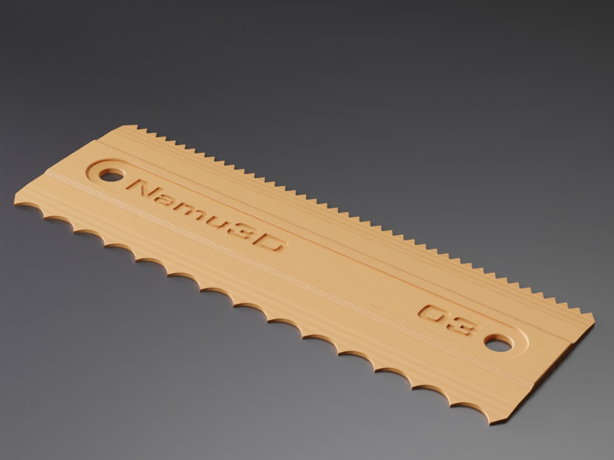 Cake decorating scraper 03