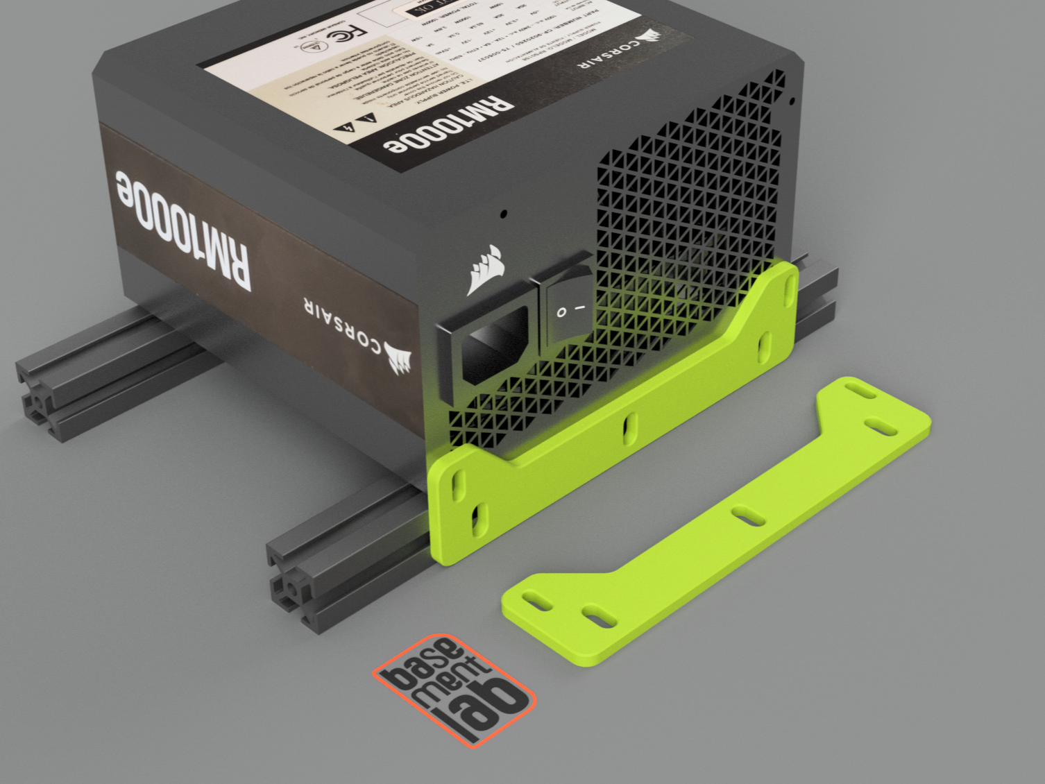 Universal PSU bracket for Alu 2020 Profile Mod. D