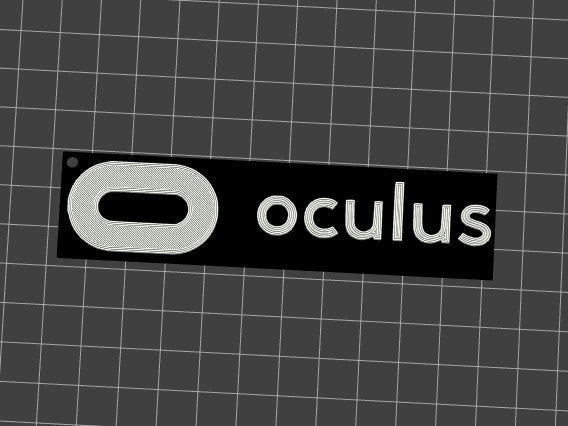 Oculus keychain