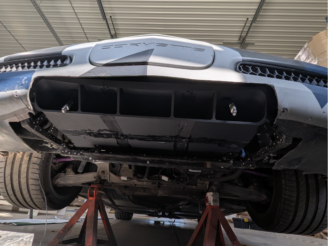 C5 Corvette radiator ducting