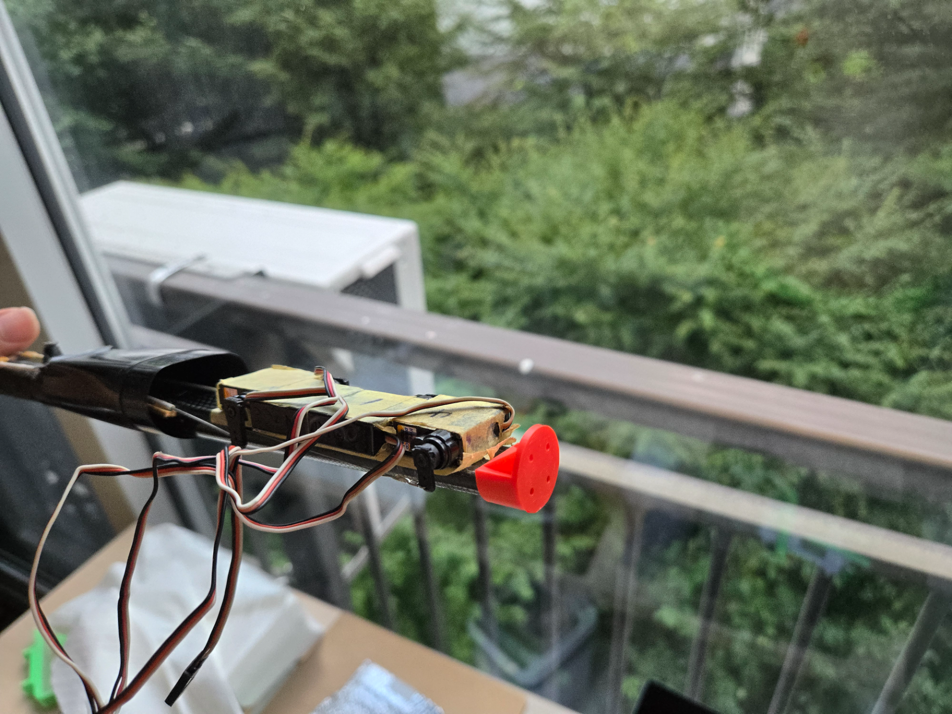 F5K motor mount for Blaster, Snipe DLG