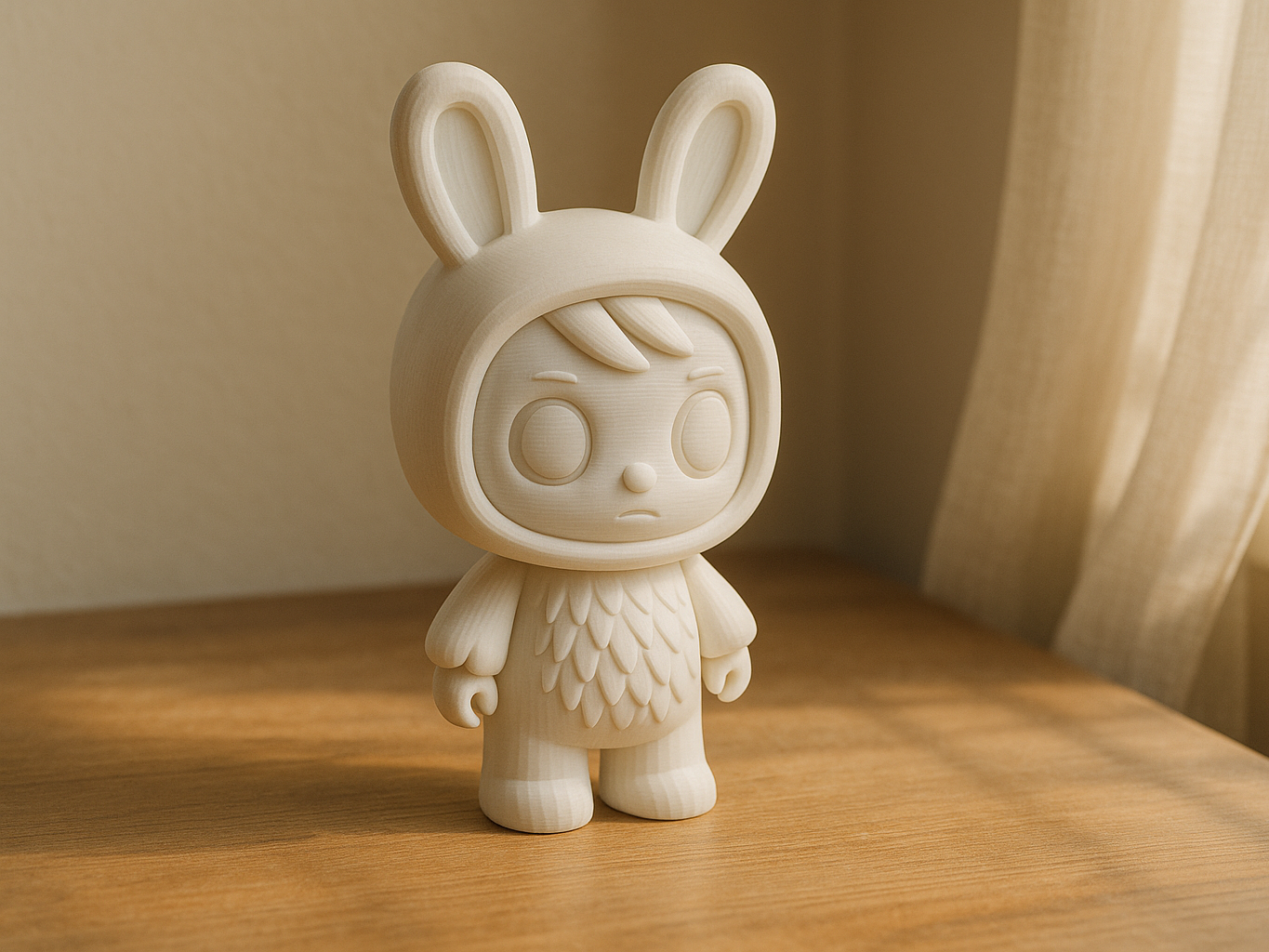 Stylized Doll Figurine – Cute 3D Printable