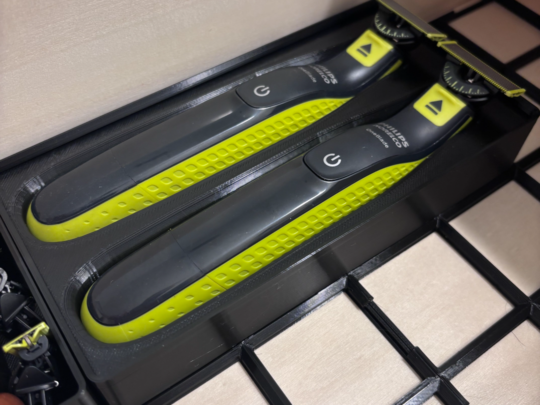 Dual Phillips Oneblade Gridfinity Holder