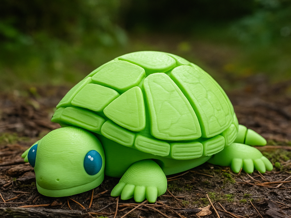 Adorable Articulated Turtle Fidget Toy