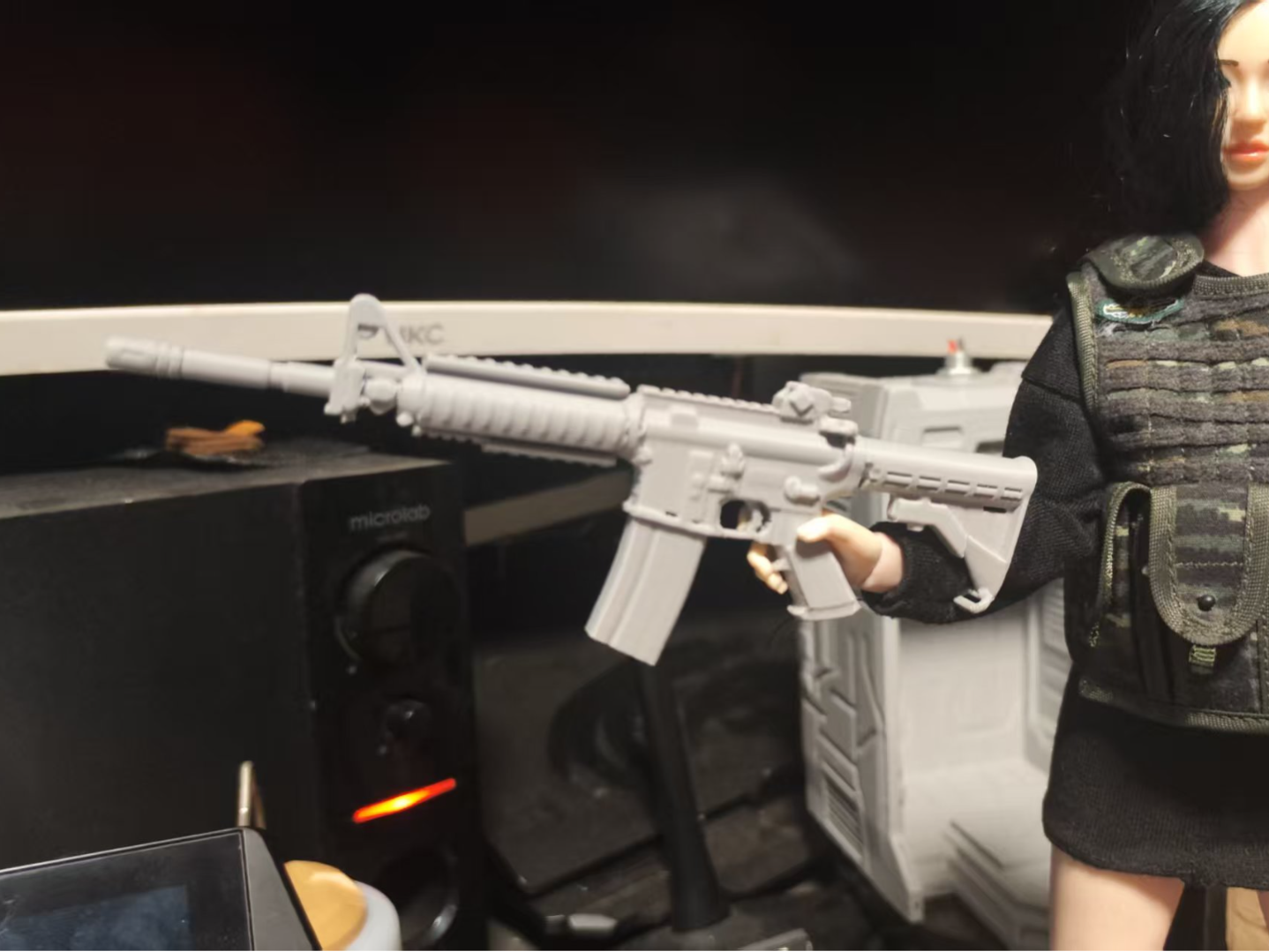 1:6兵人武器-M4A1冲锋枪