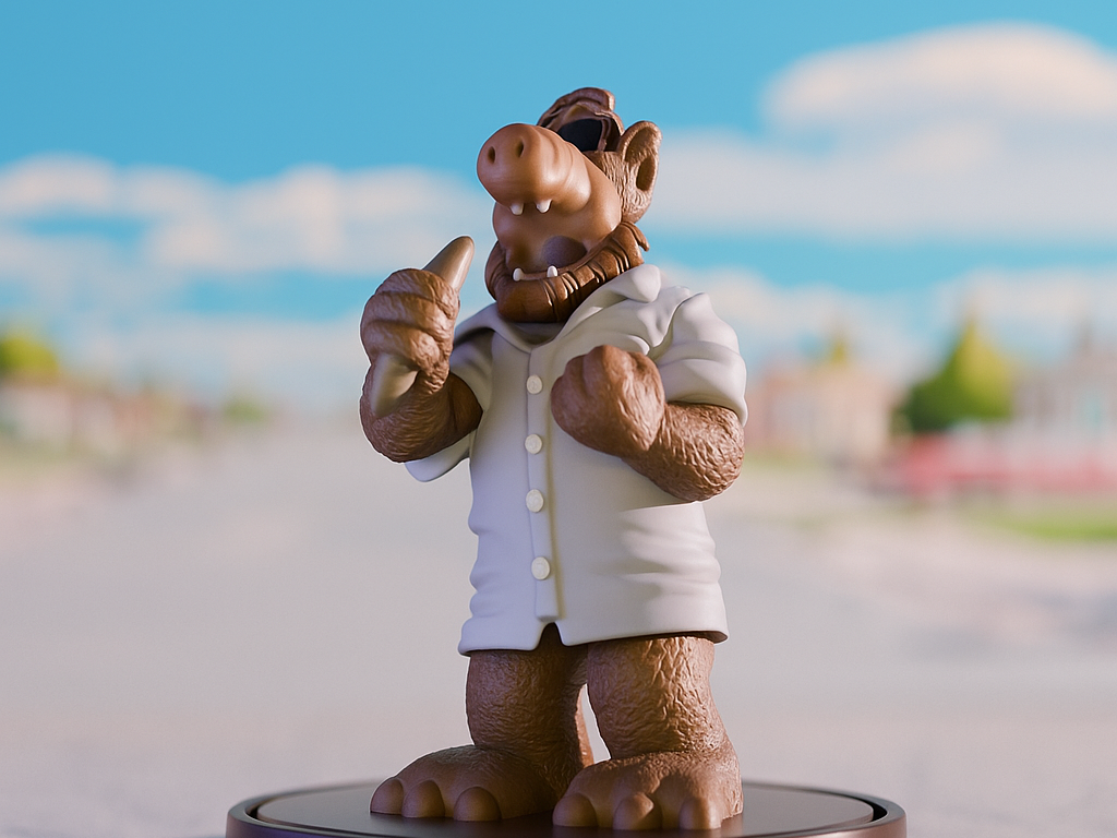 ALF Retro Figurine for TV Show Fans and Collectors