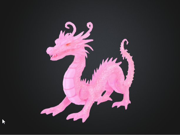 Kristall Drache