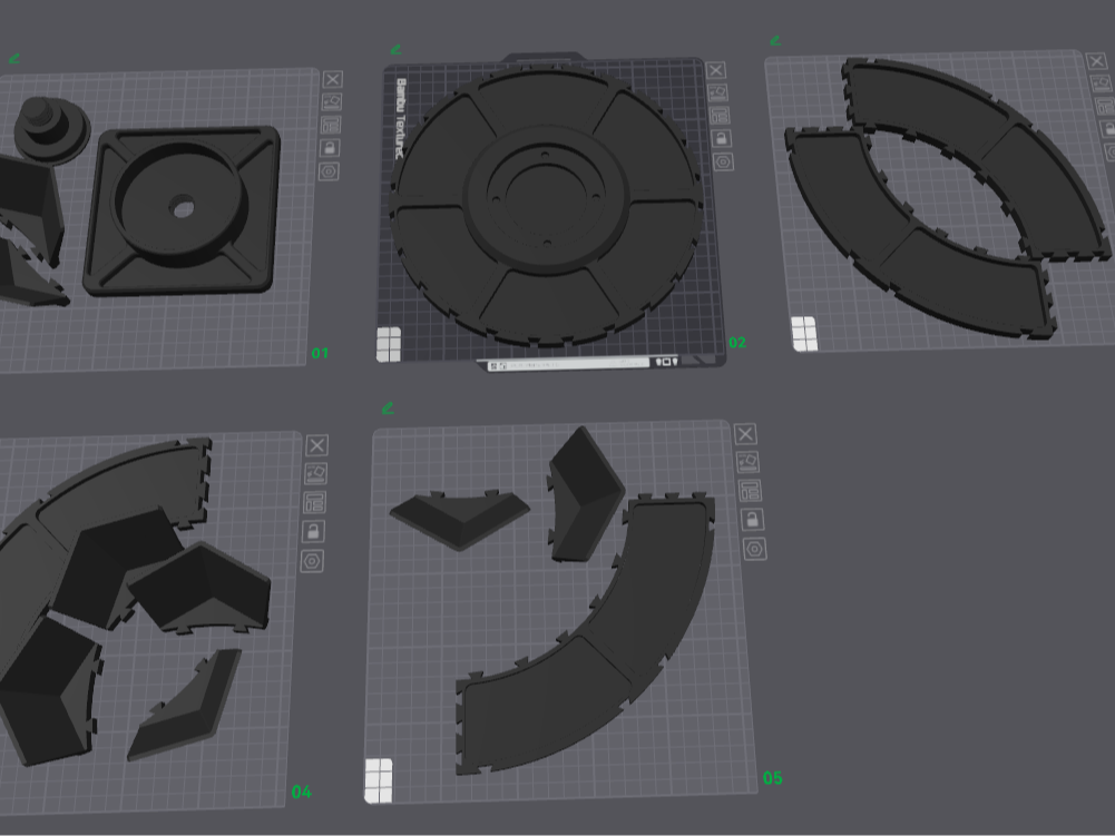 TurnTable 360mm For 250mm Printer By Payo
