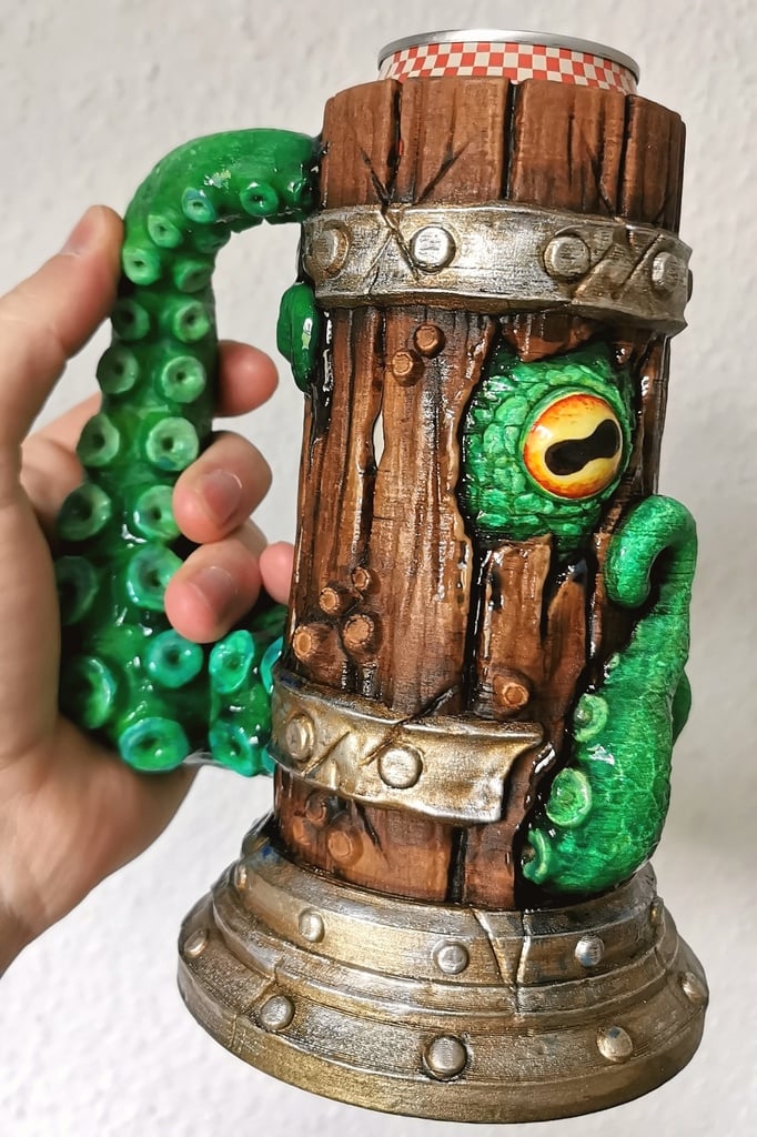 Squid Monster Can Holder