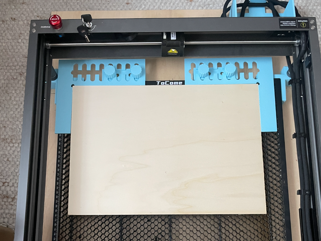 Anschlag für Lasercutter
