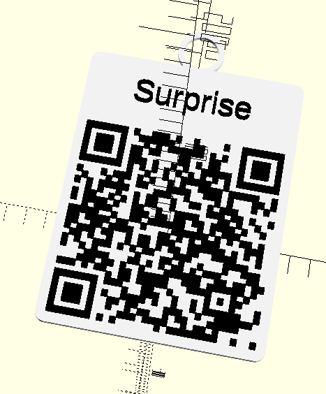 QR badge generator