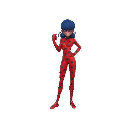 Miraculous las aventuras de Ladybug figura 3D