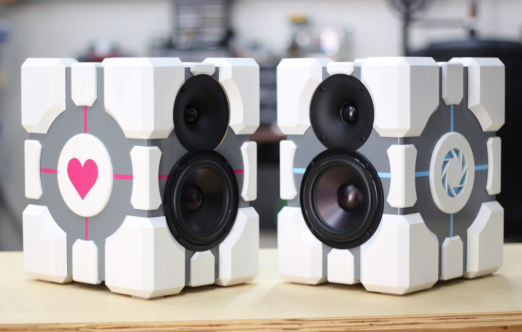 Companion Cube Speakers - C-Note