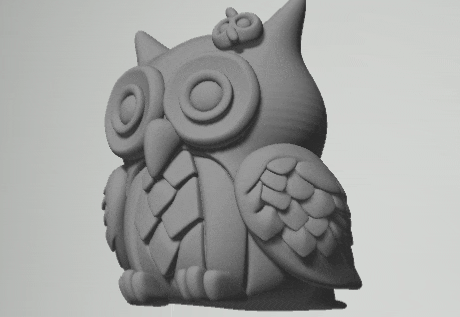 Haunted Halloween Owl – Spooky 3D Print