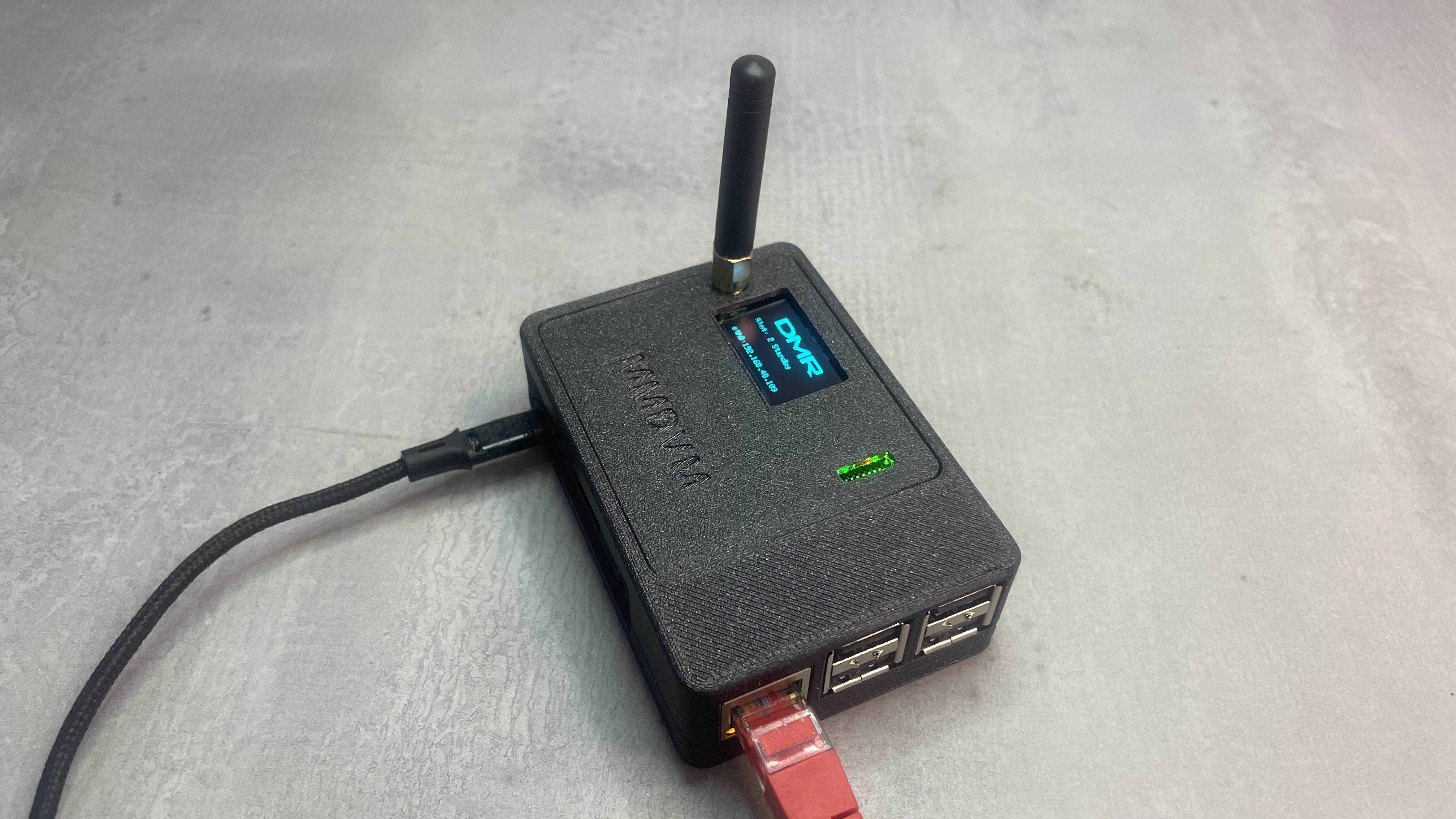 MMDVM Single Hat for RPi2/3 case