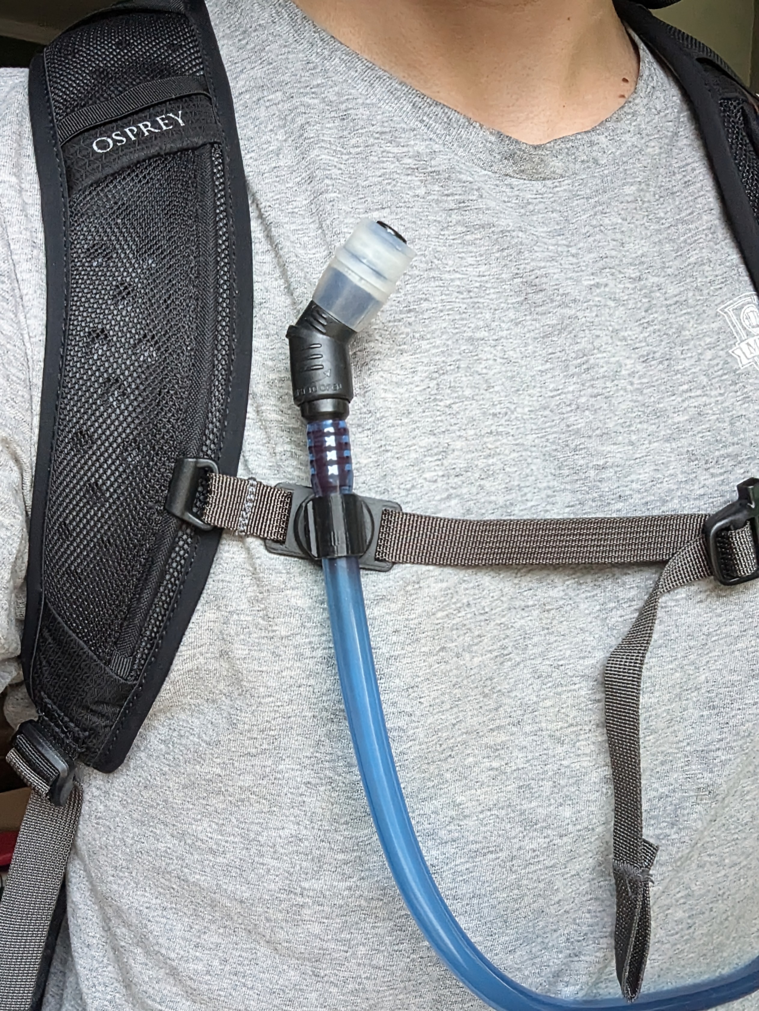 Magnetic Hydration Pack Hose Clip. Parametric!