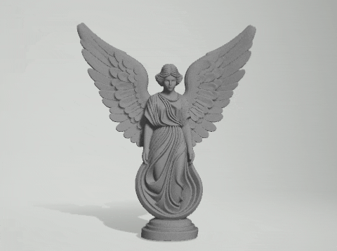 Celestial Angel – Minimalist Flowing Sculpture