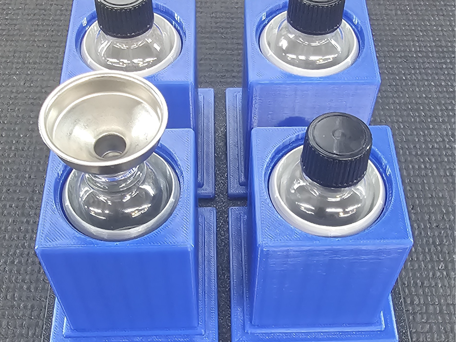 Sample Bottle Holder with Additional Sleeves