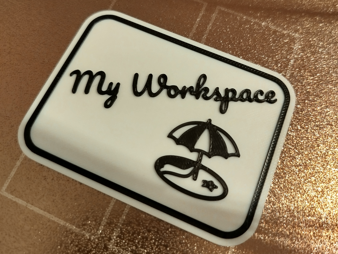 My Workspace Sign
