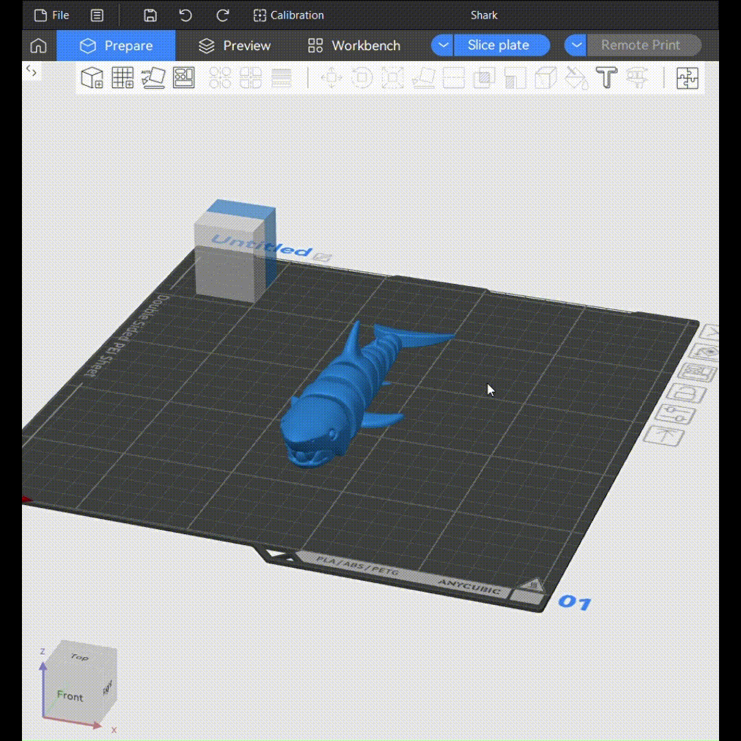 SharkBot V2 – Articulated Multi-Part Toy